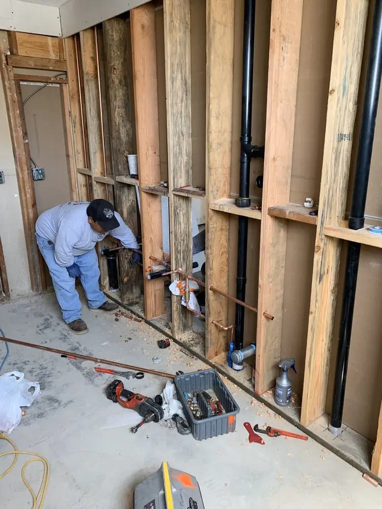 Commercial rough-in plumbing for Gas Line Repair in Eden Hills